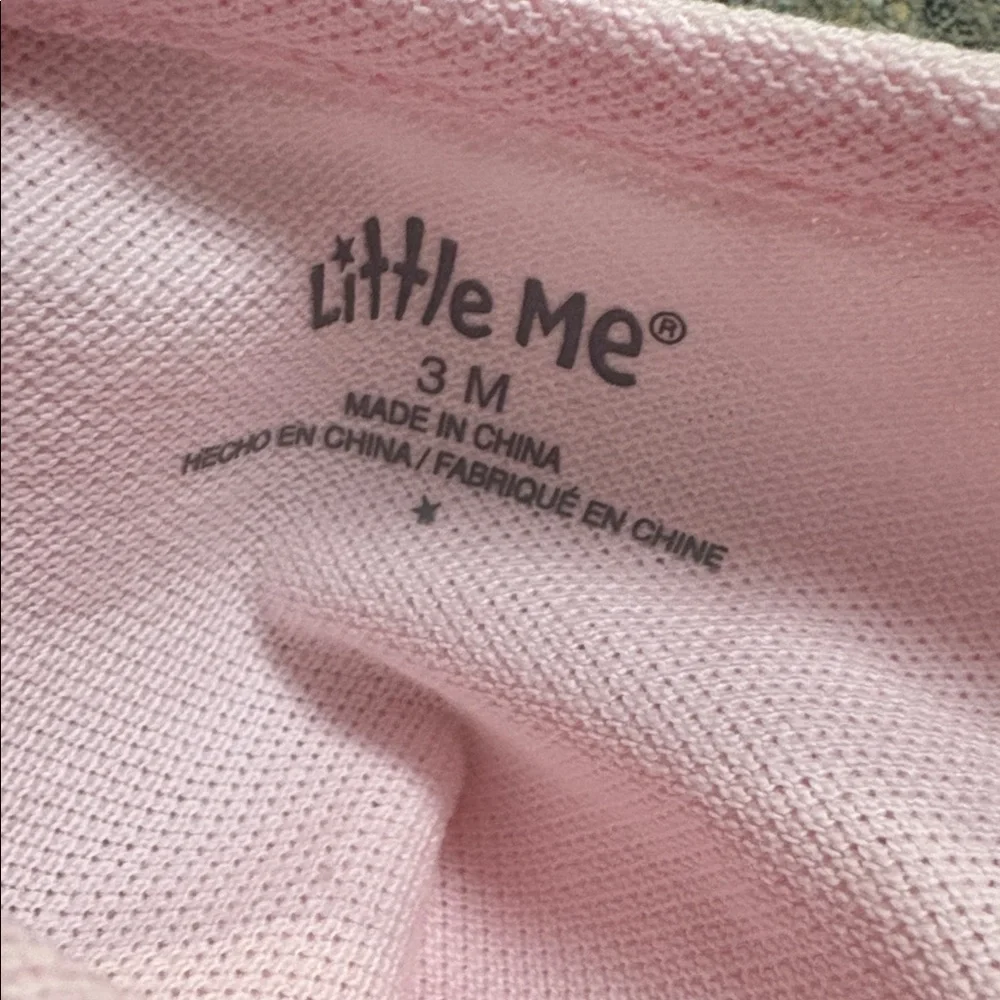 Little Me Baby Girl Sailboat Romper 3M Pink Pique Ruffle NWT Coastal Preppy